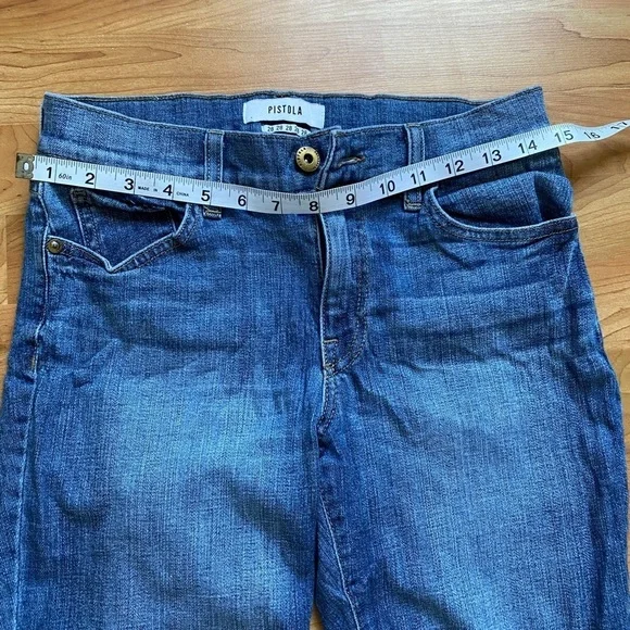 Authentic PISTOLA Ivy Distressed Uneven Fray
Hem Skinny Jeans - Picture 6 of 10